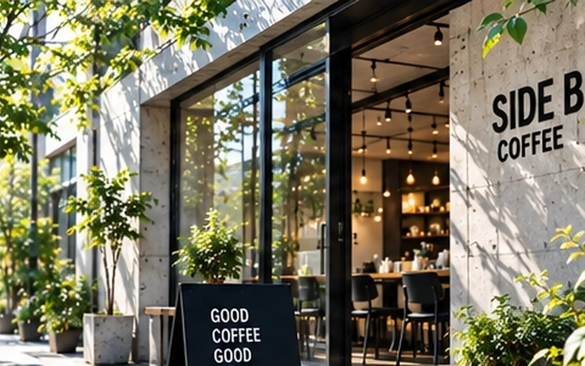 SIDE B COFFEEのデモサイト画像
