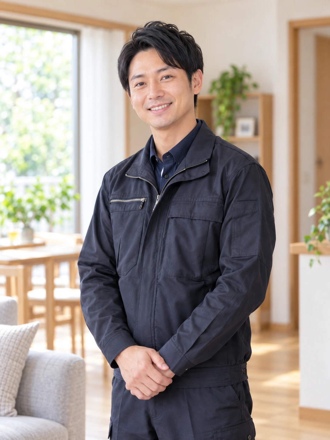 整理・現場担当の鈴木健太を想定したスタッフポートレート
