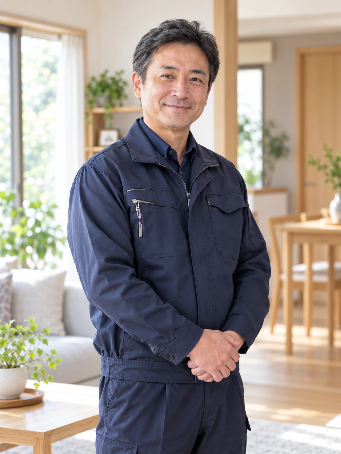 代表の山本直人を想定したスタッフポートレート